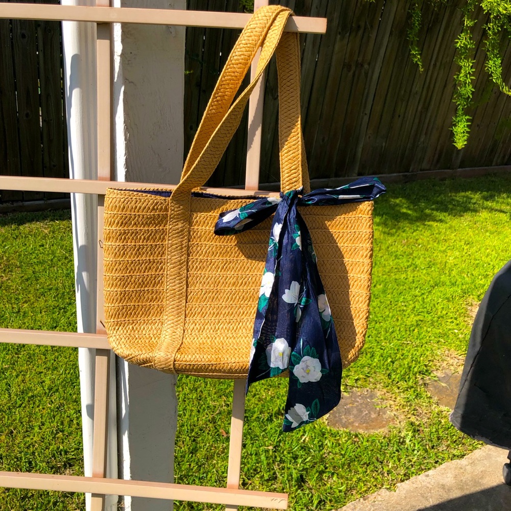 Draper James Woven Basket Bag